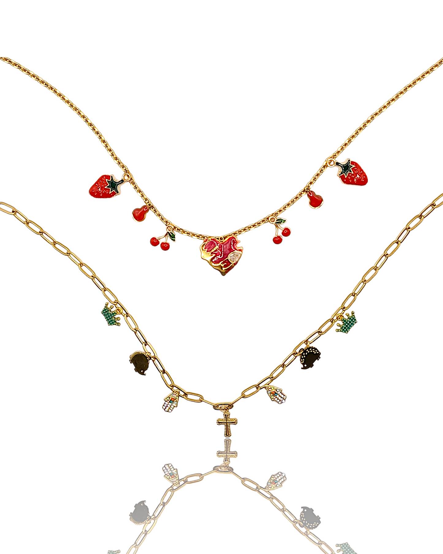 Rosa | Collier personnalisé à breloques