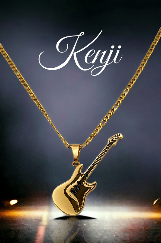 Kenji | Collier personnalisé à breloques Guitare