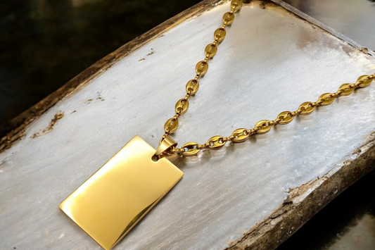 Pendentifs gipsy | Collier en acier inoxydable avec pendentif