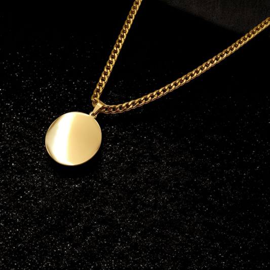 Message | Collier en acier inoxydable avec Placage ionique