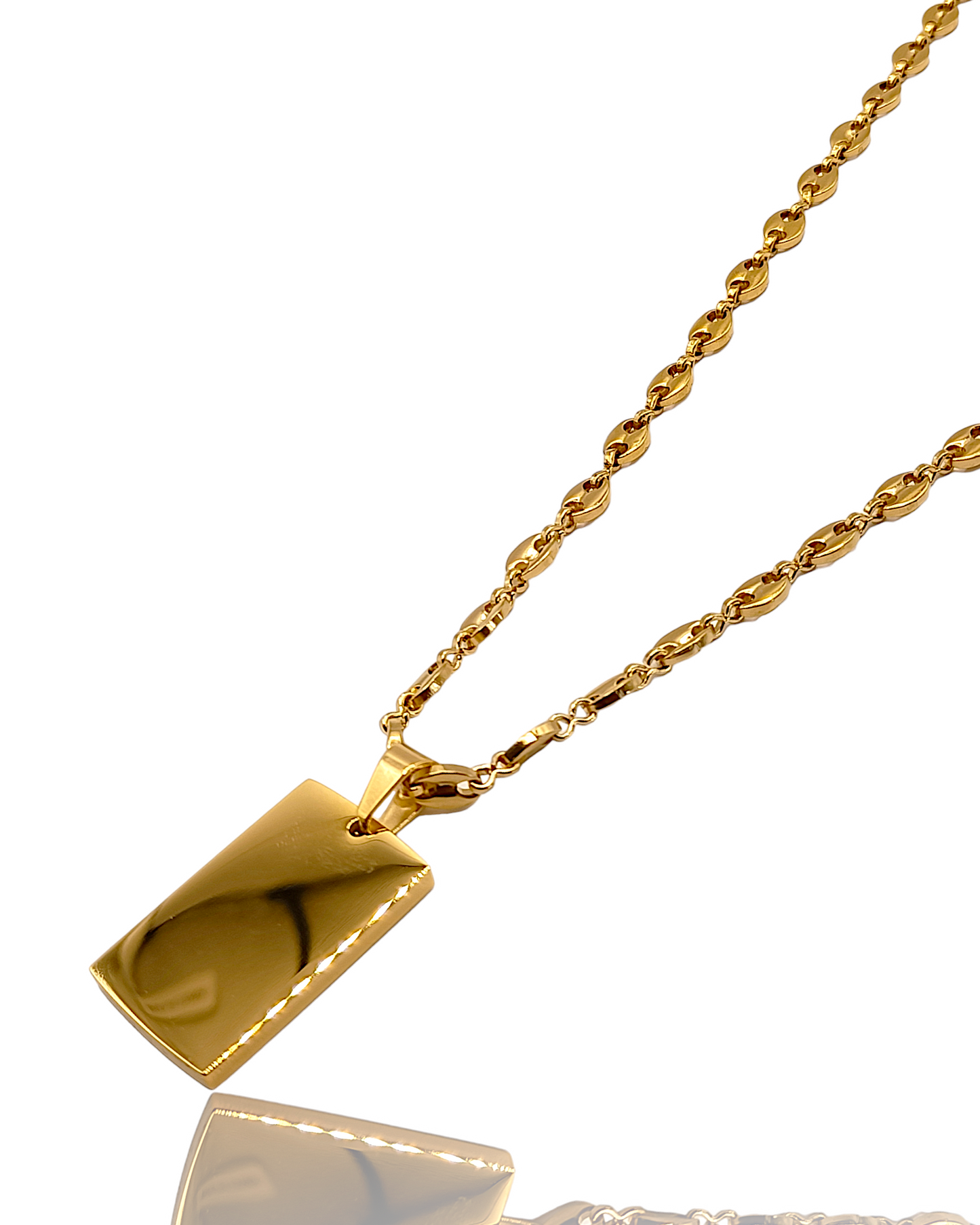 Johnson | Collier gravure personnalisée en acier inoxydable