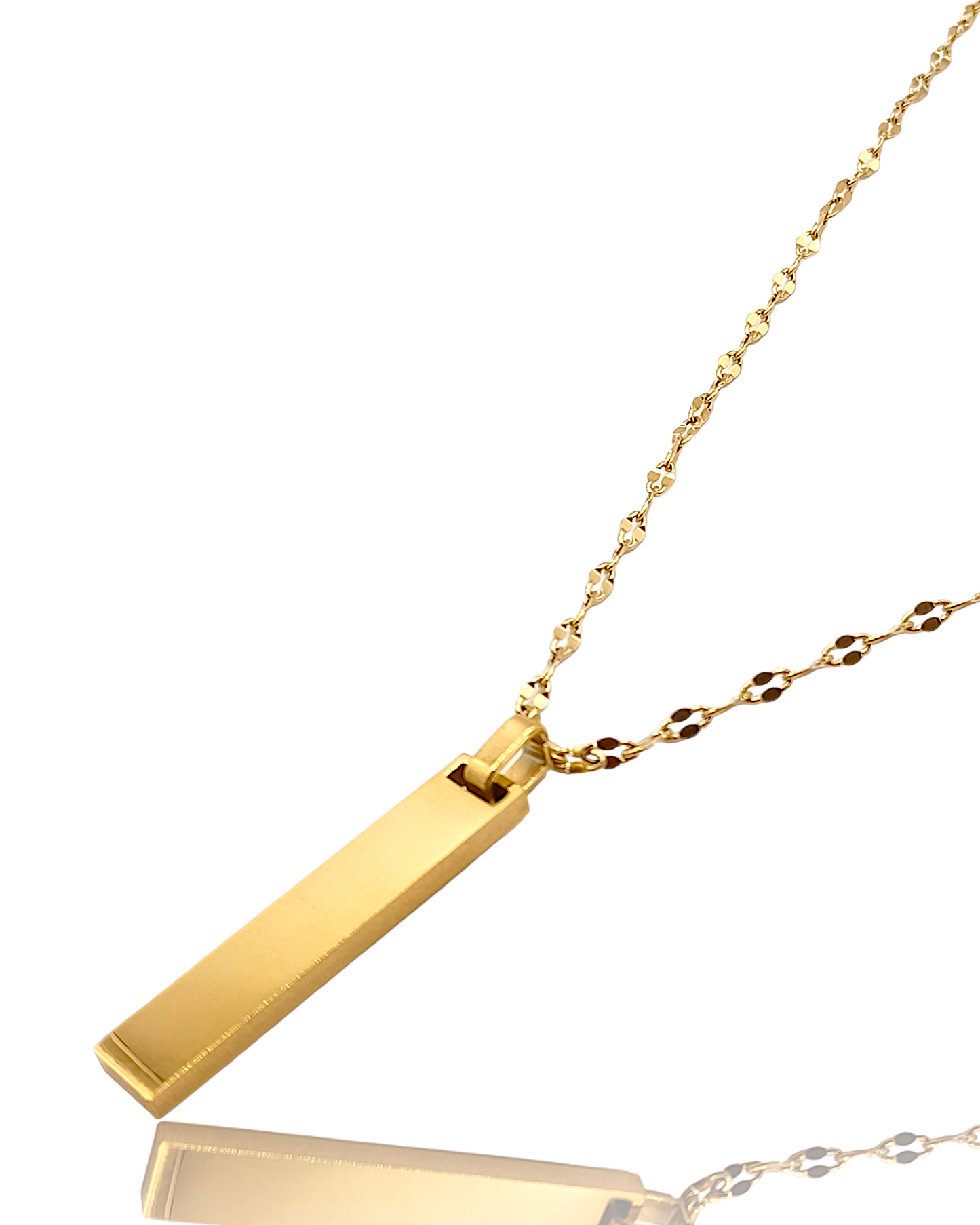 isaé | Collier gravure personnalisée en acier inoxydable