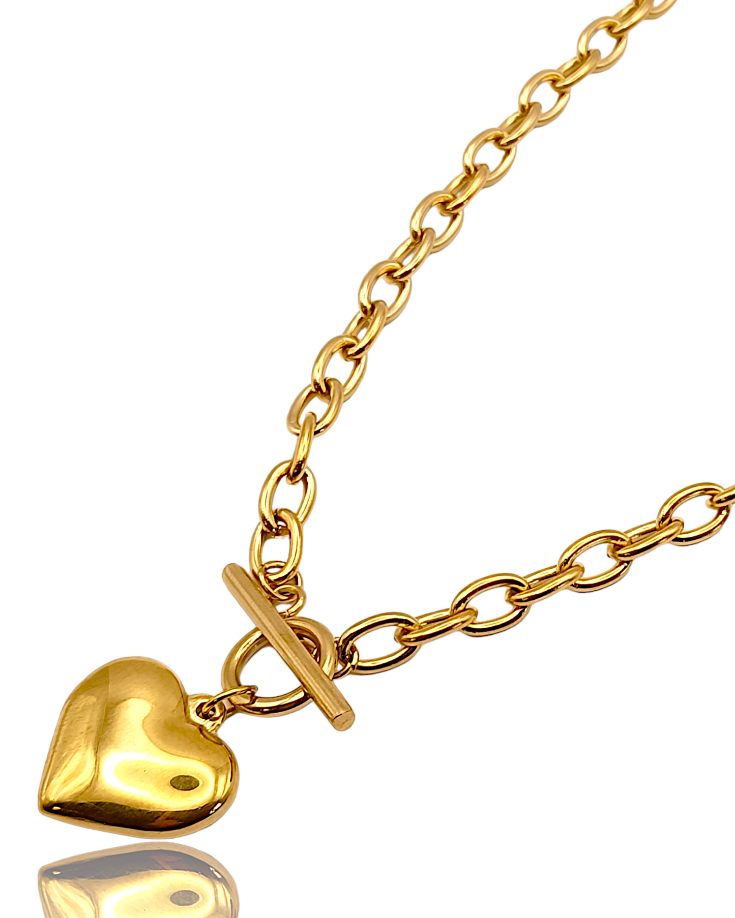 Nancy | Collier gravure personnalisée en acier inoxydable avec pendentif coeur