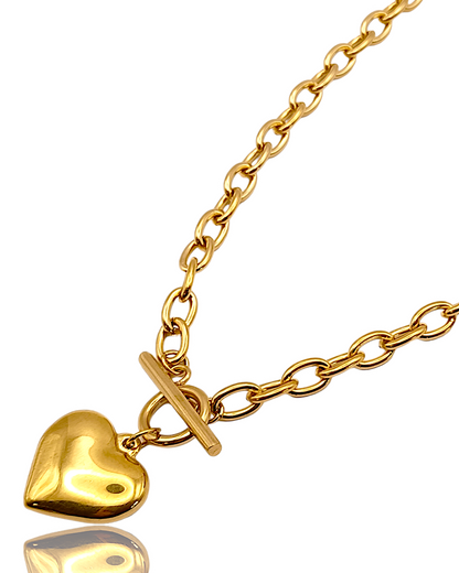 Nancy | Collier gravure personnalisée en acier inoxydable avec pendentif coeur